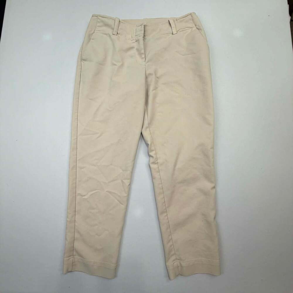 Prologue Pants Size 6 Beige Casual Crop Trousers